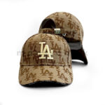 LA Monogram Embroidered Adjustable Baseball Cap - Image 3