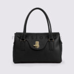 Wavy Flap Twist Lock Handbag - Image 14