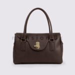Wavy Flap Twist Lock Handbag - Image 8