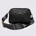 Quilted 4com Crossbody Sling Bag - Image 2