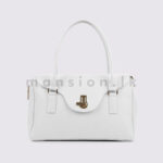 Wavy Flap Twist Lock Handbag - Image 17