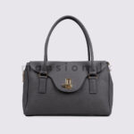 Wavy Flap Twist Lock Handbag - Image 23