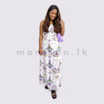 Buckle Strap Tribal Maxi Dress - Image 4