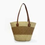 Coastal Straw Tote - Broad Band - Image 2