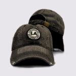 LA Badge Distressed Denim Cap - Image 4