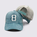 8 Emb Velvet Net Cap - Image 8