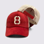 8 Emb Velvet Net Cap - Image 2