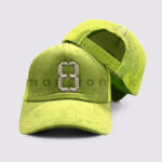 8 Emb Velvet Net Cap - Image 4