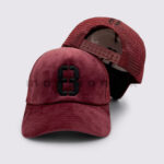 8 Emb Velvet Net Cap - Image 5