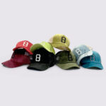 8 Emb Velvet Net Cap