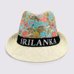 Tropical Print Fedora Hat - Image 3