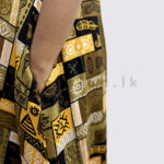 Linen Sleeveless Midi Dress - Tribal Brown - Image 3