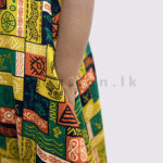 Linen Sleeveless Midi Dress - Tribal Green - Image 2