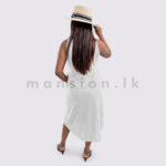 Sleeveless Midi Corduroy Shirt Dress - Image 12