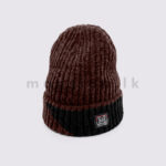 Two Tone Ribbed Chenille Beanie Hat - Image 5