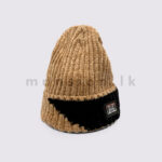 Two Tone Ribbed Chenille Beanie Hat - Image 7