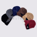 Two Tone Ribbed Chenille Beanie Hat