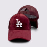 LA Emb Velvet Net Cap - Image 3