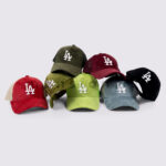 LA Emb Velvet Net Cap