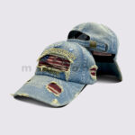 US 250th Anniversary Distressed Denim Cap - Image 4