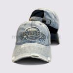 Vintage Washed "Los Angeles" Embroidered Denim Cap - Image 2