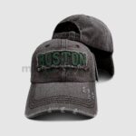 Boston Distressed Denim Cap - Image 6