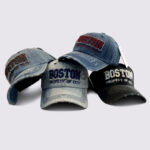 Boston Distressed Denim Cap