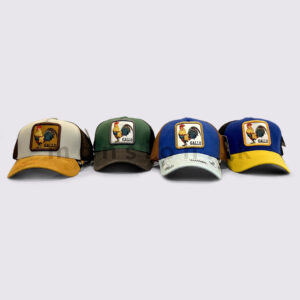 Rooster Embroidered Mesh Cap
