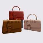 Top Handle Buckle Sling Bag