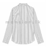 Fine Pinstripe Cotton Shirt Black - Image 2