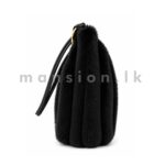 Striped Faux Fur Shoulder Bag - Image 7