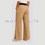 Flannel Bootcut Bottom - Beige - Image 2