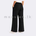 Flannel Bootcut Bottom - Black - Image 2