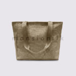 Panda Jute Tote Bag with Detachable Zip Pouch - Image 13