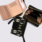 Geometric Pattern Mini Wallet - Image 2