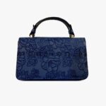 Floral Embossed Top-Handle Handbag - Image 7