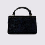 Floral Embossed Top-Handle Handbag - Image 3