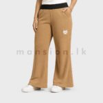 Flannel Bootcut Bottom - Beige