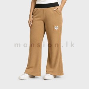 Flannel Bootcut Bottom - Beige