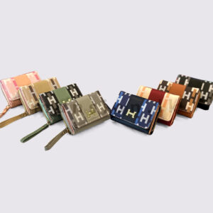 Geometric Pattern Mini Wallet
