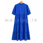 Blue Tiered Dress - Image 2