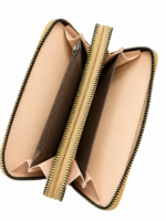 Ring Detail Double-Zipper Purse - Image 2