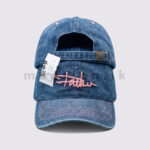 Signature Stitch Denim Cap - Image 4