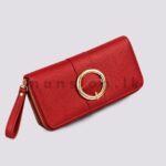 Ring Detail Double-Zipper Purse - Image 3