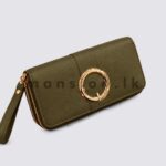 Ring Detail Double-Zipper Purse - Image 4