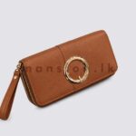 Ring Detail Double-Zipper Purse - Image 7