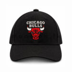 Classic Chicago Bull Embroidered Cotton Cap