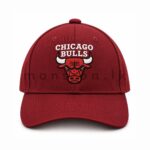 Classic Chicago Bull Embroidered Cotton Cap - Image 3